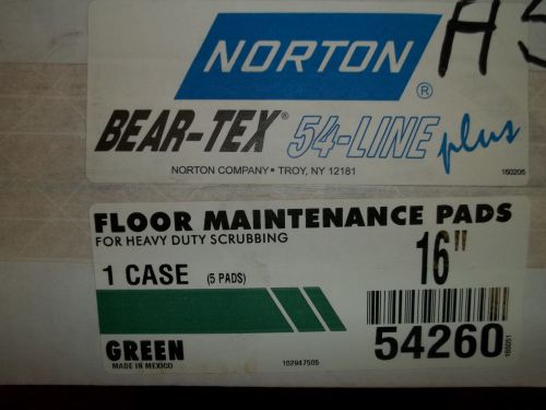 Norton Bear-Tex Floor Maintenance Pads 16&#034; 54260