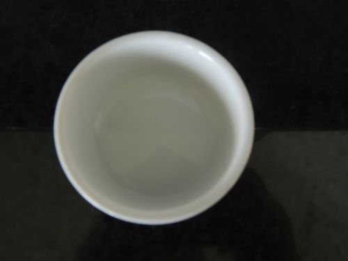 Vertex China Collection Undecorated Porcelain White small dip cup  2 3/4 w/ 1 .5