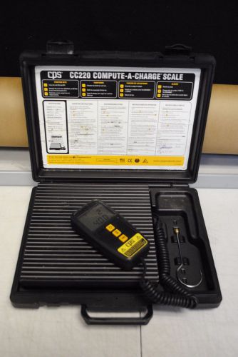 CPS CC220 Compute-A-Charge High Capacity Refrigerant Charging Scale