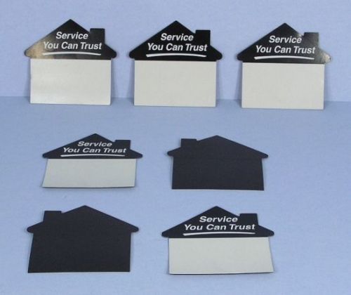 * 42 Magna-Card &#034;Service You Can Trust&#034; Ad Mags Magnetic Business Card Holders *