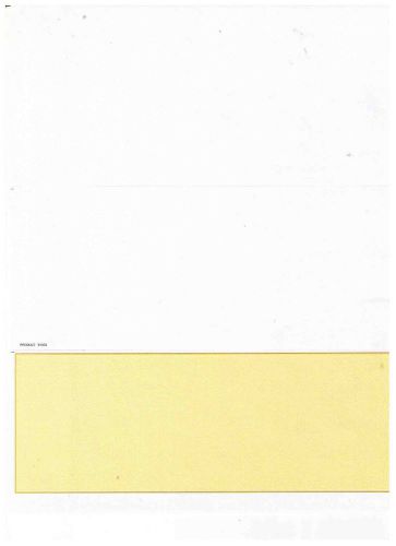 Bottom blank laser security check 2000/case yellow from deluxe for sale