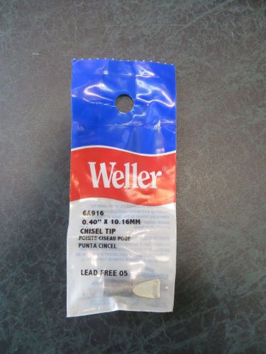 Weller #PL-350 .40&#034; Thred On Plated Chisel Soldering Tip - New Sealed Package