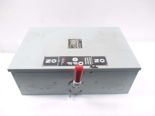 GE TC35363 DOUBLE THROW 100A AMP 600V-AC 3P DISCONNECT SWITCH D496737