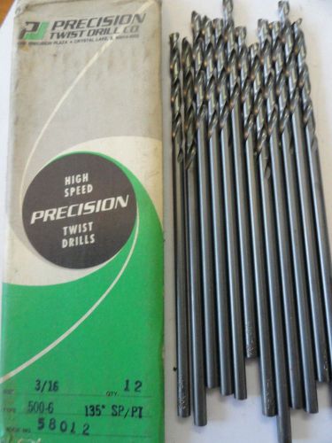 3/16&#034; Precision Twist Aircraft Extension Drill Bits, PN 58012