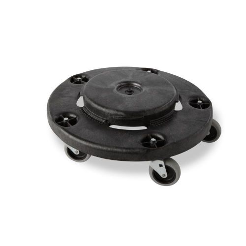 Rubbermaid 264000BK Brute Round Twist On/Off Dolly, 350 lb Capacity