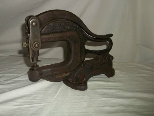 Parker-kalon p-k xx bench mount hand punch tin smith metal working roper whitney for sale