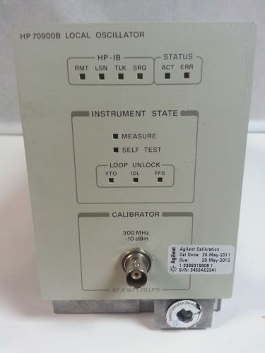 Hp agilent 70900b local oscillator 70000 series tested used for sale