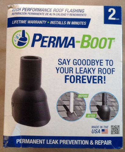 Perma boot - 2&#034; plumbing vent boot repair system 2&#034; fits 2&#034; pvc pipes new for sale