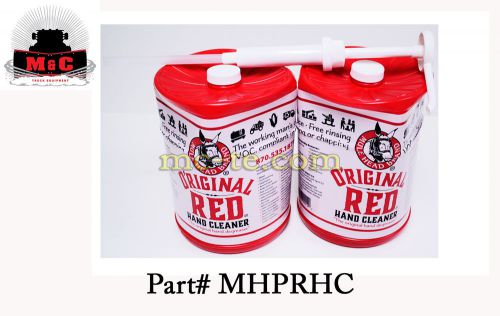 2 pack / mule head brand 1 gal. original red hand cleaner mhprhc for sale