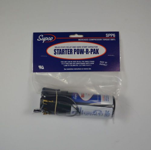 Supco SPP6 Pow-R-Pack Hard Start Relay Capacitor NEW!