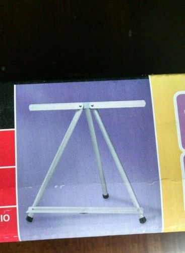 ACCO BOONE 18&#034; LIGHTWEIGHT ALUMINUM TABLETOP TRAVEL TRIPOD EASEL #7780