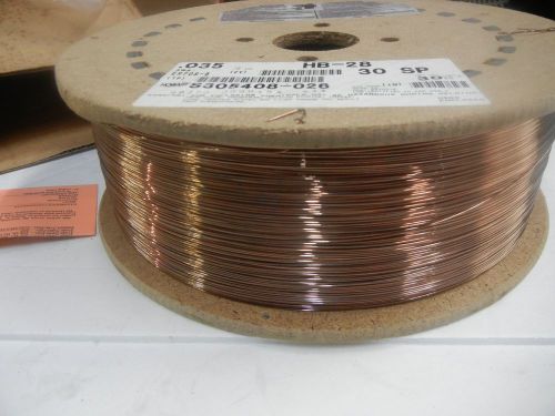 Hobart mig welding wire, hb-28, copper coated .035&#034;  30 lb. spool, made u.s.a. for sale