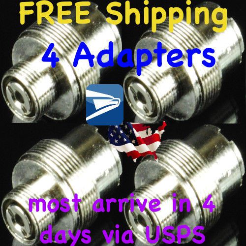 4 Adapters 510 Thread Battery Connector 710eGo NEW 510 to ego_Fast FREE Shipping