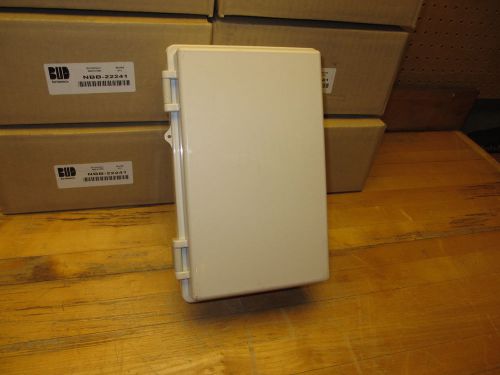 Bud Industries NBB-22241 ABS Plastic Sealed Electrical Enclosure NEW