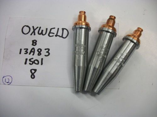 THREE   Oxweld  13A83  1501  8   Torch tips