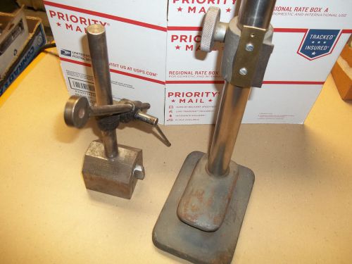 Brown and Sharpe magnetic base holder &amp; unknown brand name height gauge