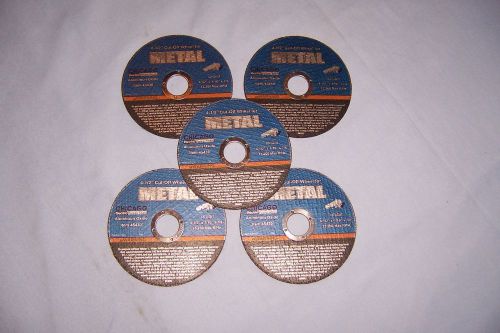 NEW 4-1/2&#034; METAL CUT-OFF WHEELS FOR ANGLE GRINDER / PACK OF 5 / FREE SHIPPING