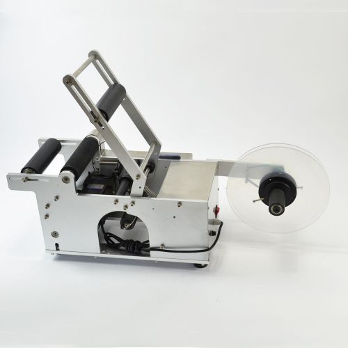 Semi-automatic round bottle labeling machine labeler mt-50 for 15-120mm bottles for sale