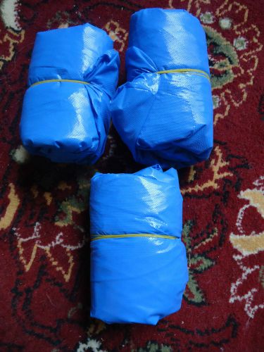 Plastic Shoe Covers ** Blue ** Set of 10 Pairs ** NEW