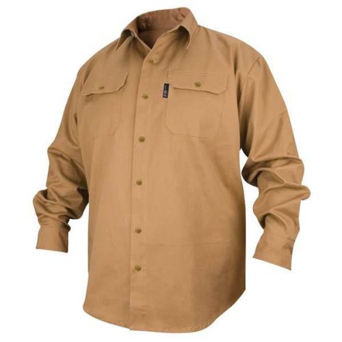 REVCO INDUSTRIES, INC FS7-KHK-XLARGE Cotton Long Sleeve FR Shirt - Size: X-Large