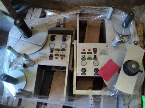 UNIVERSAL LABELING SYSTEM LOT OF 2 LABELERS
