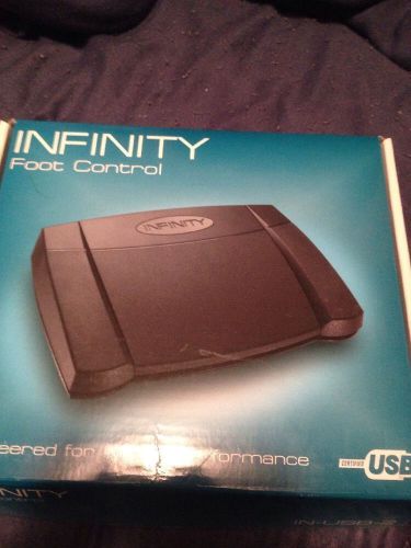 BRAND NEW Infinity Transcription Foot Pedal Control IN-USB-2