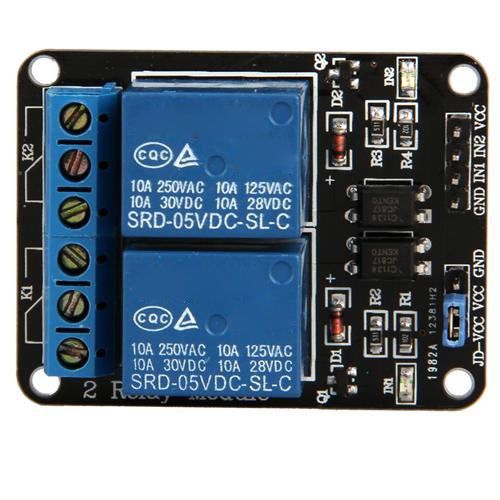5V 2-Channel Relay Module Shield for Arduino ARM PIC AVR DSP Electronic CT