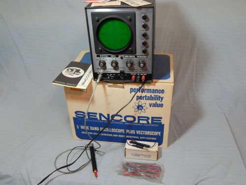 Sencore PS148A Oscilloscope Vectorscope W Original Box