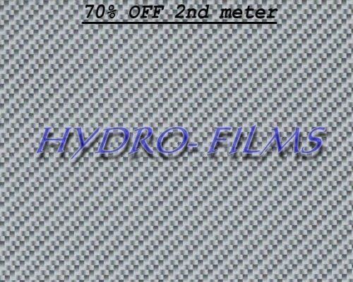 1 METERS HYDROGRAPHIC WATER TRANSFER FILM WHITE CARBON FIBER 100CM