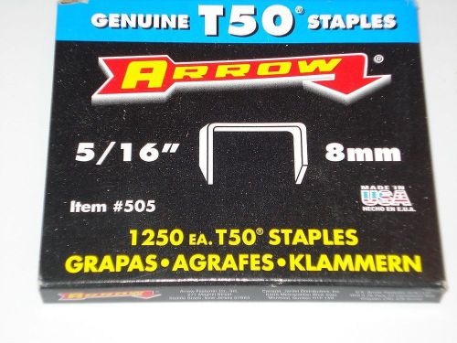 (1500.) Arrow staples for T-50 &amp; other staplers 5/16&#034; L