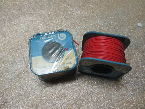 Belden 83003-100 24 awg. Mil-W-16878 SPC Silver Plated 19x36str Red 100ft.