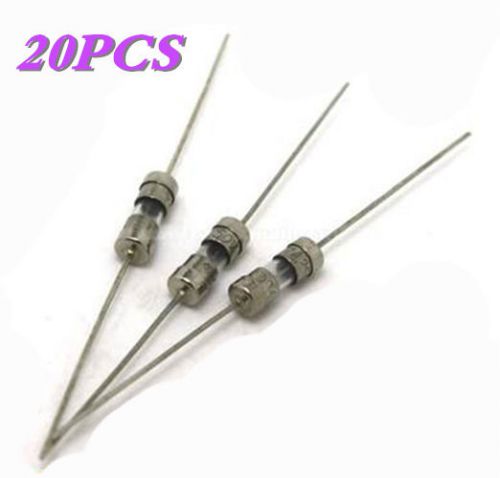 NEW! 20pcs 0.25A 250V 3.6x10mm Leaded Glass Fuses Axial leaded Good Quility!