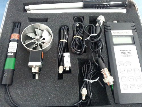 Omega HHF710 Anemometer Hygro-Thermometer kit with 3 RS232C Analog Outputs