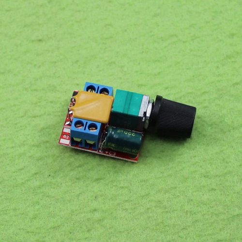 Mini DC 5A Motor PWM Speed Controller 3V-35V Speed Control Switch LED Dimmer new