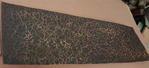 HAND HAMMERED COPPER WITH PATINA  12&#034; X 41&#034;
