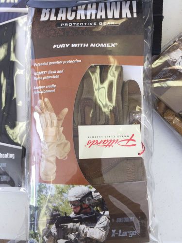 Blackhawk Fury Gloves W/Nomex 8093XLCT XL Tan Tactical BLOWOUT SALE!!!