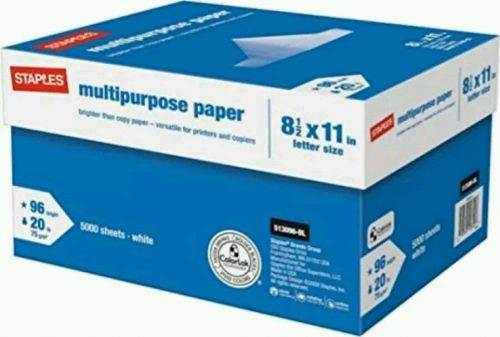 Staples Multipurpose Inkjet and Laser Paper, Letter, 8.5 X 11 Inch, 96 Bright