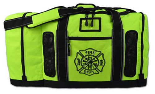 Fluorescent yellow lightning x quad vent firefighter turnout gear bag, lxfb-45m for sale