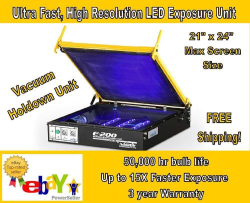 Vastex e-200 high output led exposing unit- 120volt or 240volt- 21&#034; x 24&#034; for sale