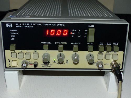 HP AGILENT 8111A 20 MHz PULSE/FUNCTION GENERATOR