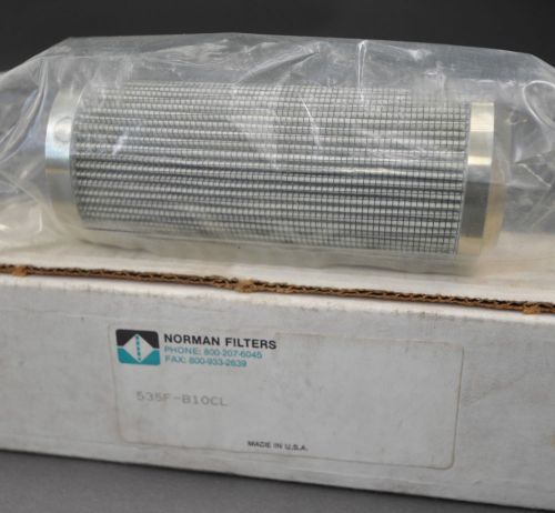 Norman Filter Element, p/n 535F-B10CL, New in Box, 535FB10CL