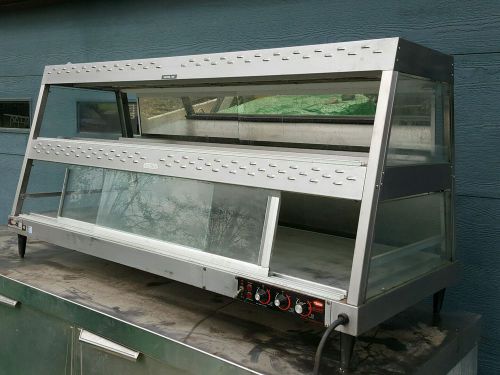 Hatco GRHD-4PD - 58.5&#034; Countertop Heated Display Case - Working Pizza Subs ETC
