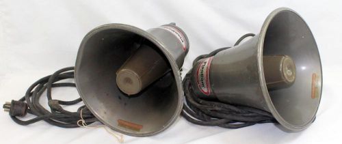 2 Vintage Stromberg Carlson PA Loudspeakers