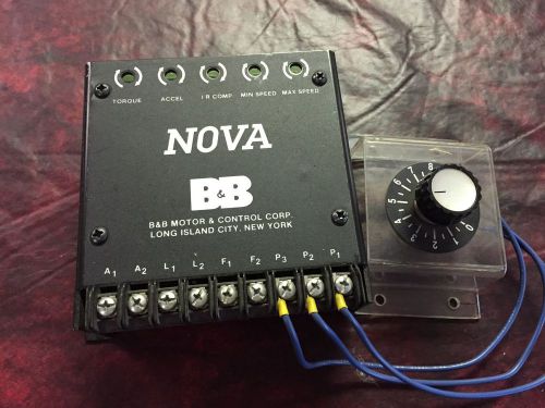NOVA - B&amp;B - PM112 DC MOTOR CONTROL W/POT