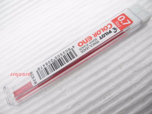 Red, Pilot PLCR-7 Color Eno 0.7mm Coloured Pencil Leads (1 Tube =6 Leads)