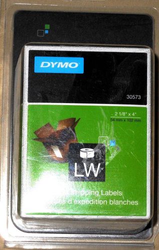 DYMO 30573 LW White Shipping Labels 220 labels, 2-1/8&#034; x 4&#034; New Free Ship
