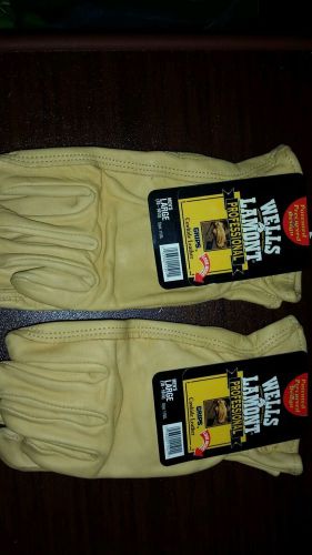 2 pair. Wells Lamont professional leather gloves. Large. Free Shipping