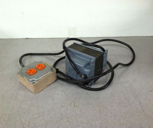 Magnetek triad n-1000 mg stepup autoformer 115v in-cord 230v out socket for sale