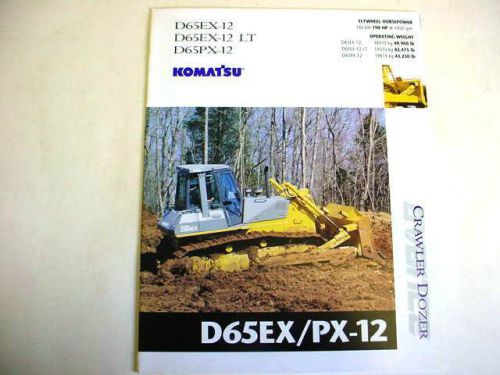 Komatsu D65EX-12 D65PX-12 D65EX-12 LT Crawler Brochure