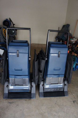 Two HOST Liberator VLM CRB dry carpet extractor commercial tile cleaning machine